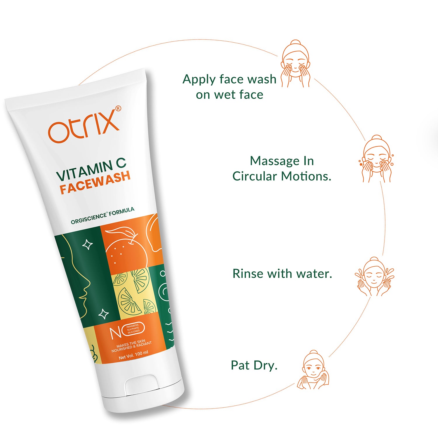 otrix vitamin c face wash