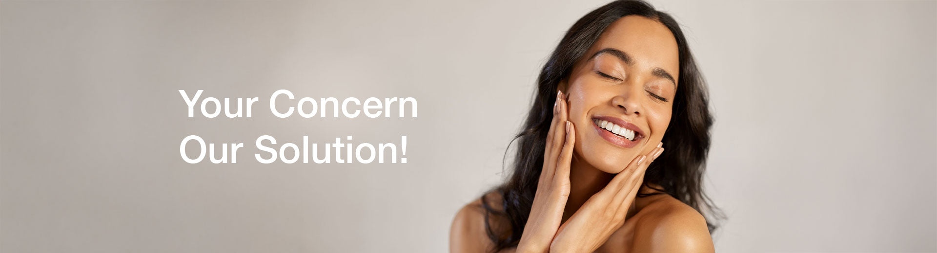 Shop by Concern Banner Desktop Your Concern Our Solution