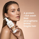 Otrix Almond & Milk Protein Shampoo for Strengthened, Shiny & Healthy Hair | 300ml