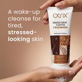 Otrix Naked Raw Coffee Face Wash for Dry Skin | Hydrating, Gentle & Revitalizing | 100ml