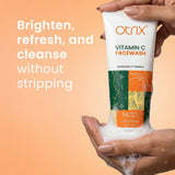Otrix Vitamin C Gel Face Wash for Glowing & Radiant Skin | Brightening & Gentle Cleansing | 100ml