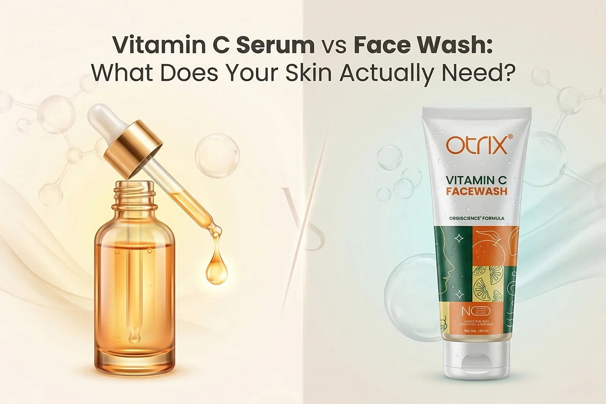 vitamin c serum vs face wash which is better for your skin type in India