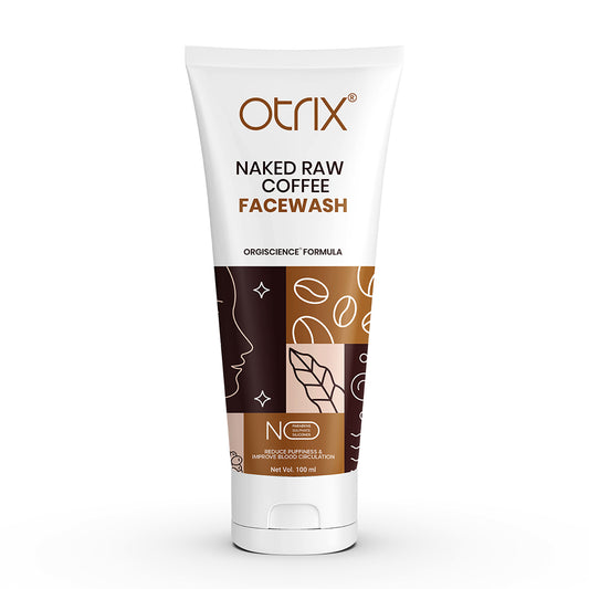 otrix naked raw coffee face wash