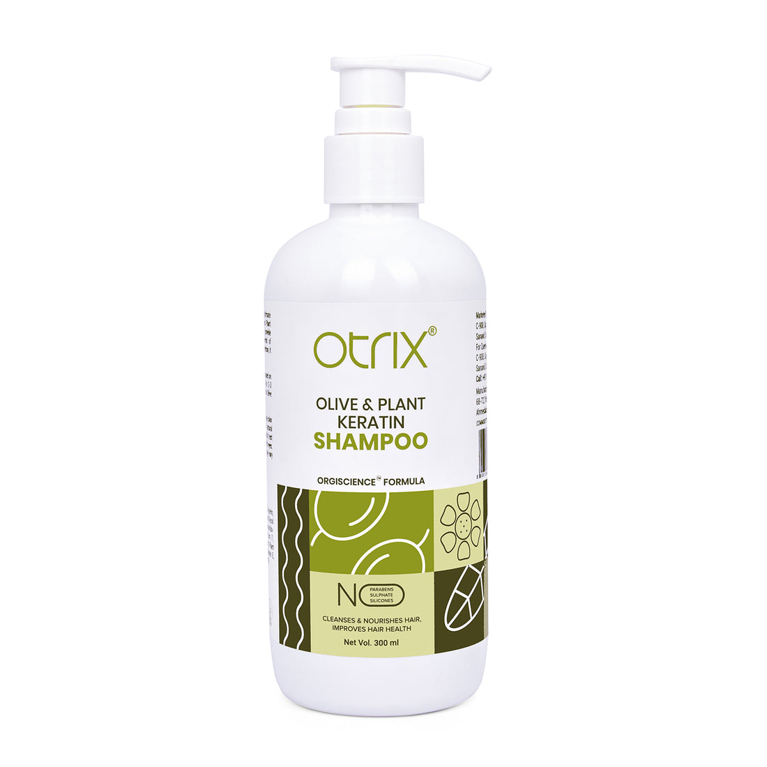 Olive & Plant Keratin Shampoo - 300ml