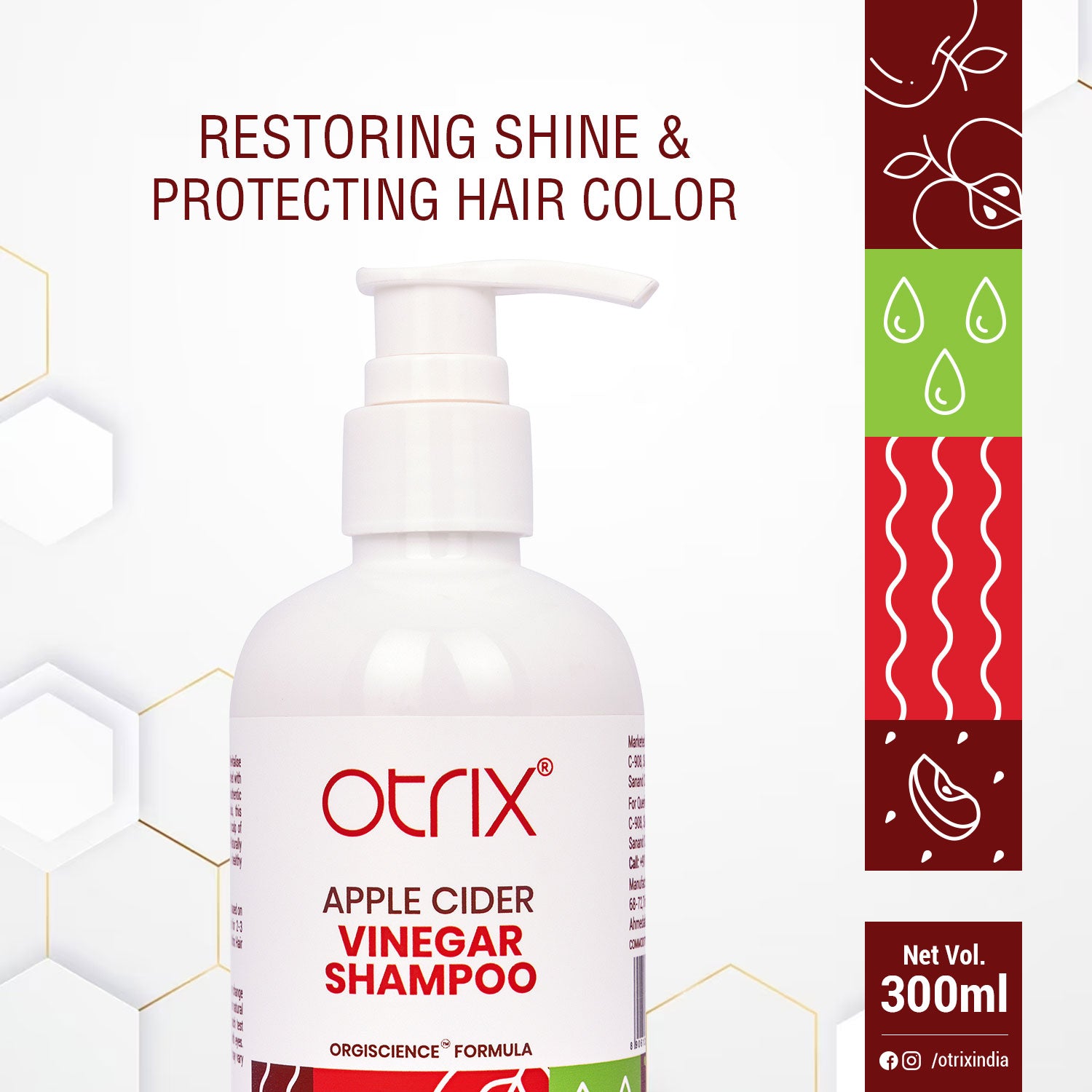 otrix apple cider vinegar shampoo