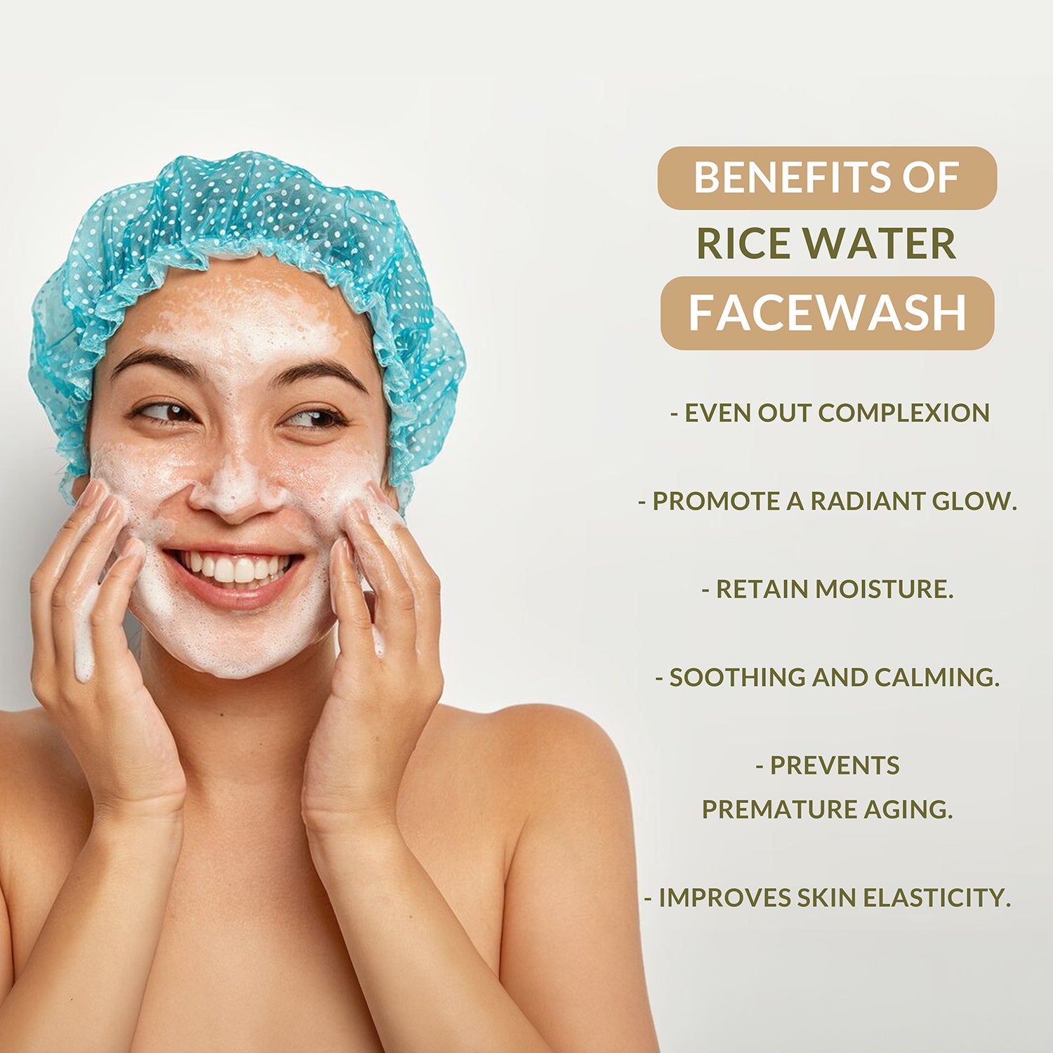 Rice Water Face Wash for Glass-Glow - 100ml