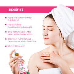 otrix strawberry and peach body wash