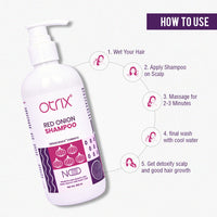 Red Onion and Black Seed Oil Shampoo for Hair fall Control - 300 ml
