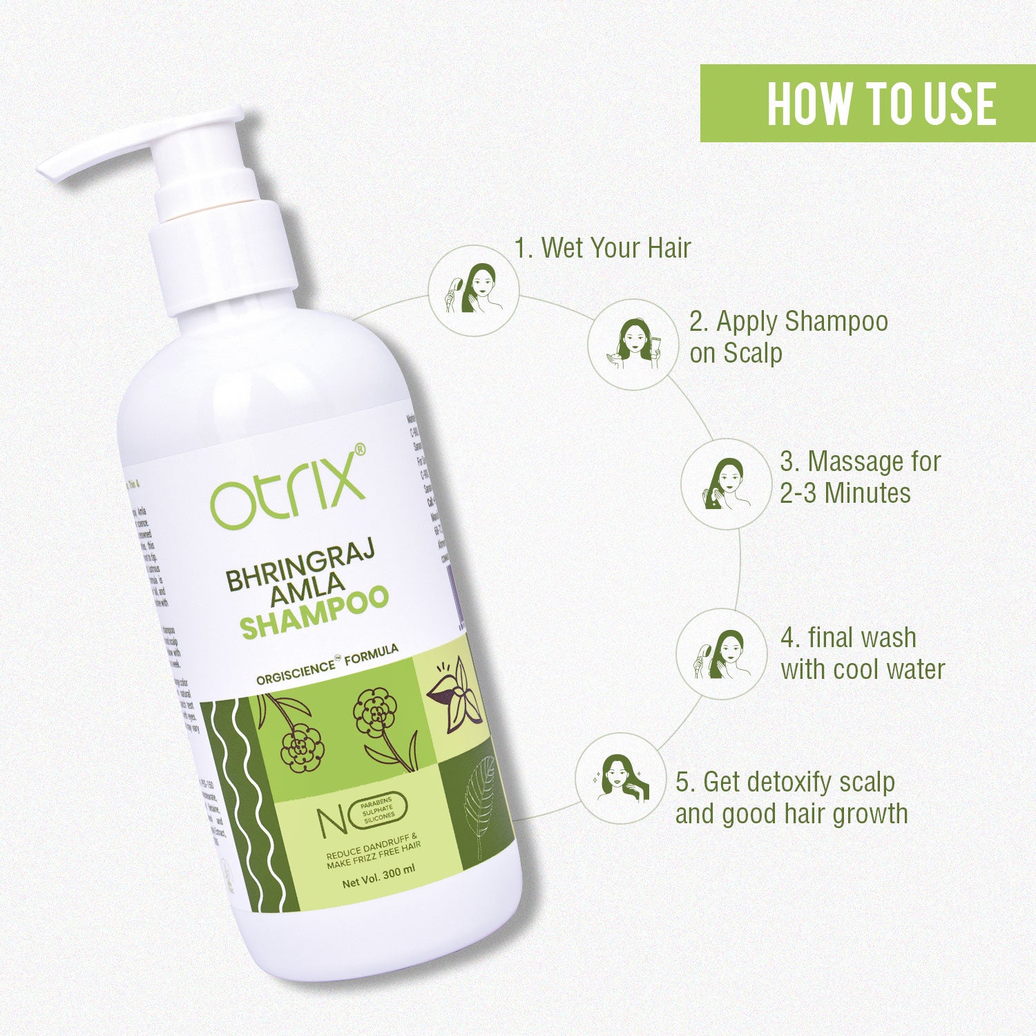 otrix bhringraj amla shampoo