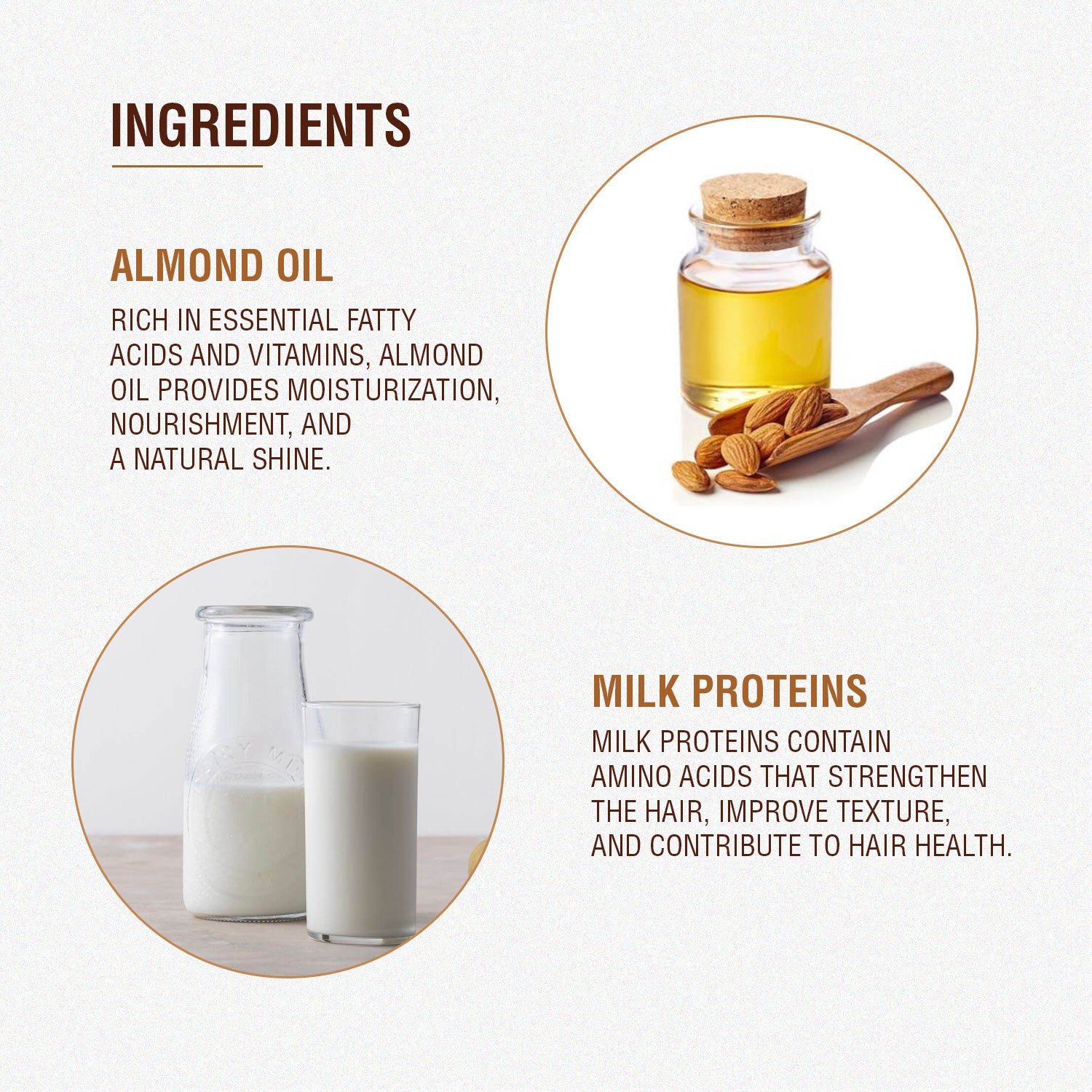 Almond & Milk Protein Nourishing Shampoo - 300ml