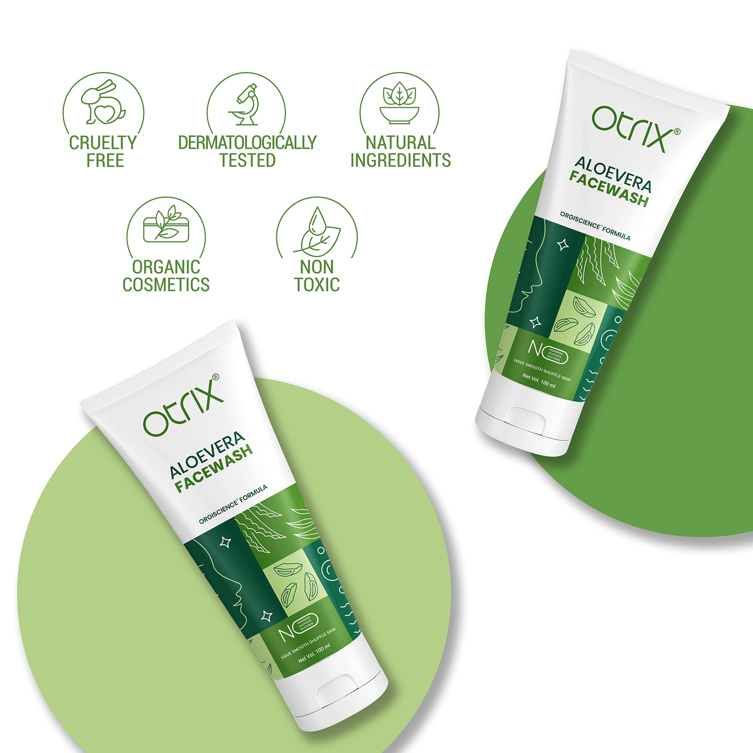 otrix aloe vera face wash