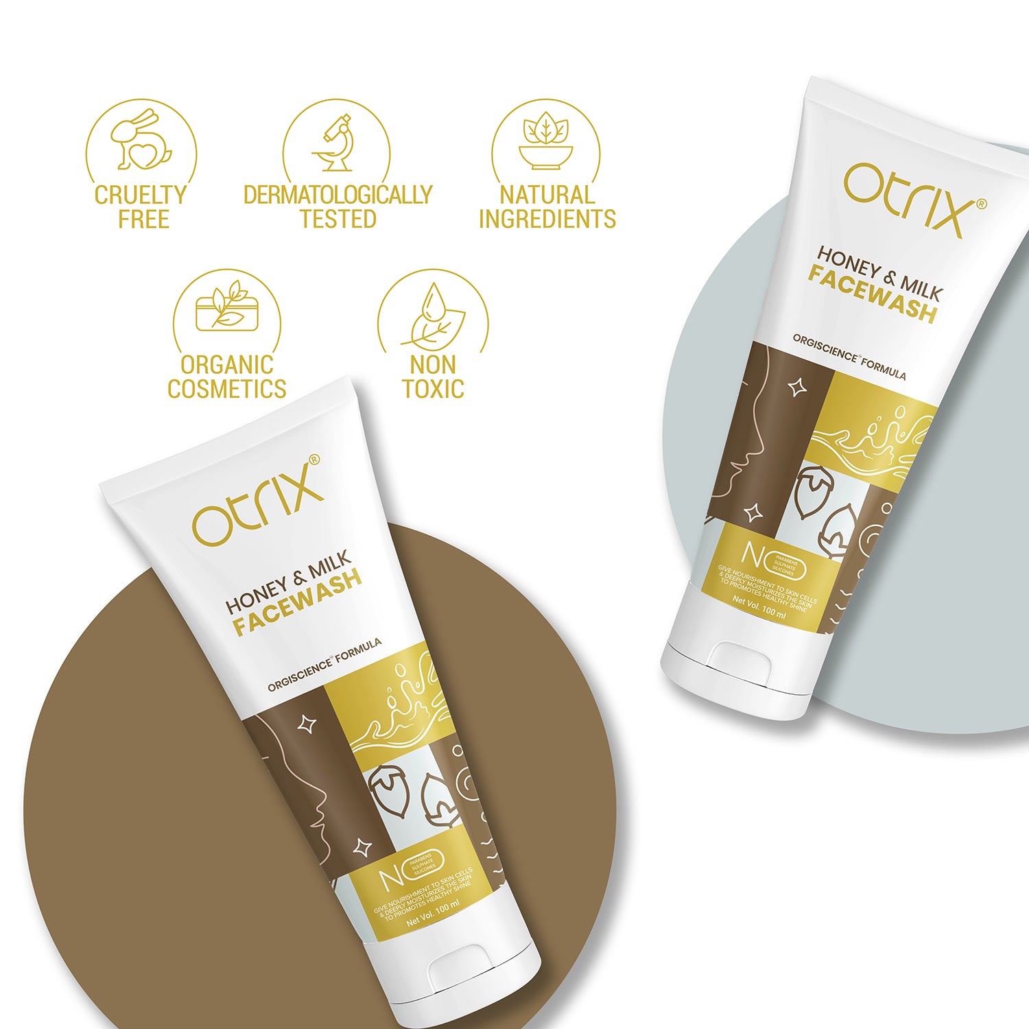 otrix honey and milk face wash