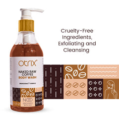 otrix naked raw coffee body wash