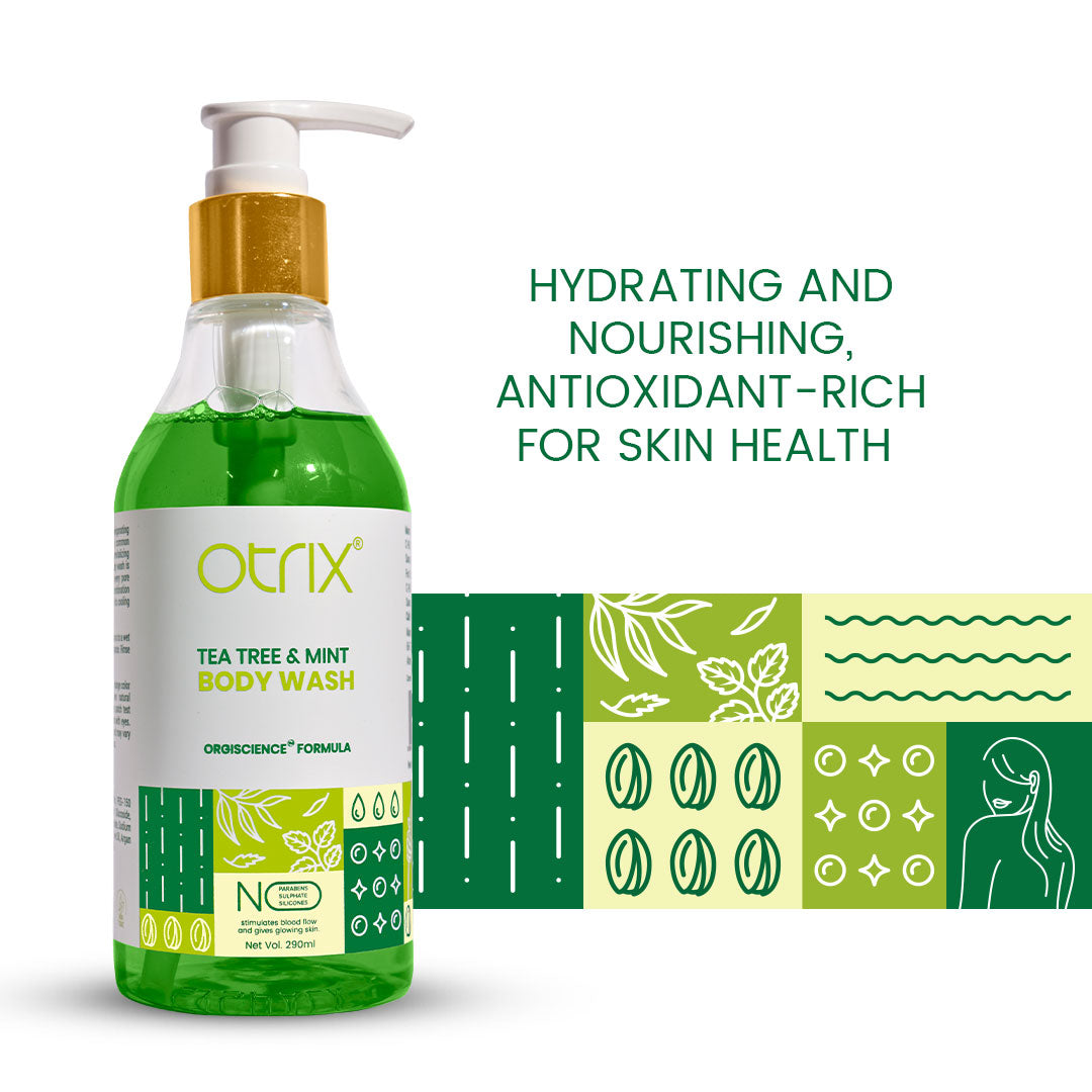 otrix tea tree and mint body wash