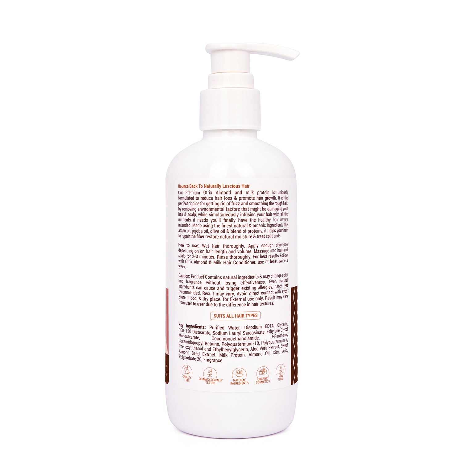 otrix almond and milk protein shampoo