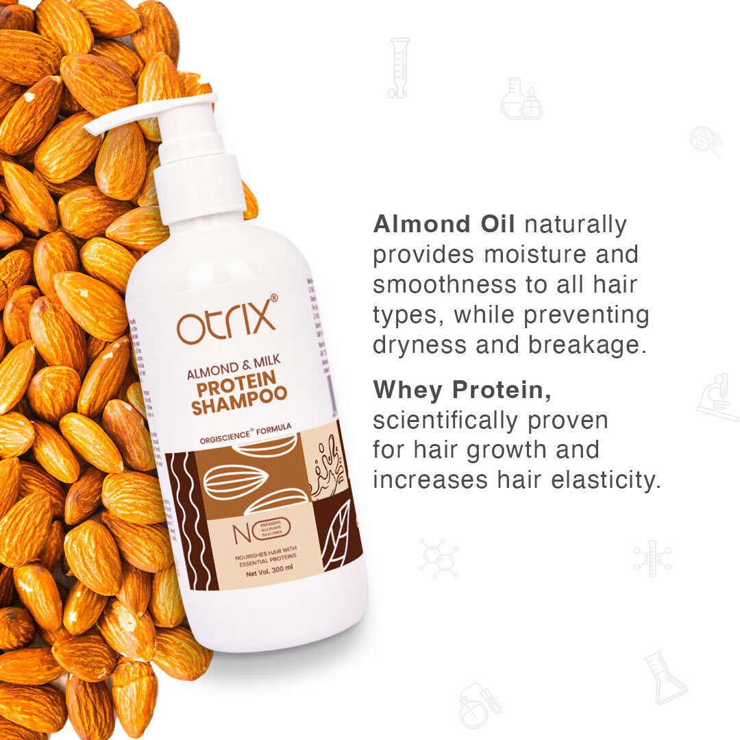 Almond and Milk Protein Shampoo