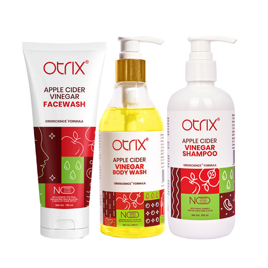 Apple Cider Vinegar Hair & Skin Care Terrific Trio – Cleanse & Rejuvenate