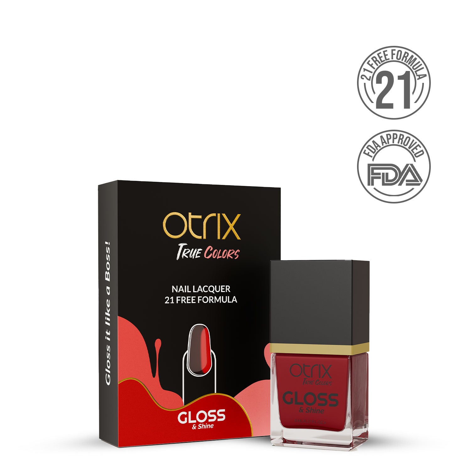 Chestnut Glow Gloss and Shine Nail Polish - 02