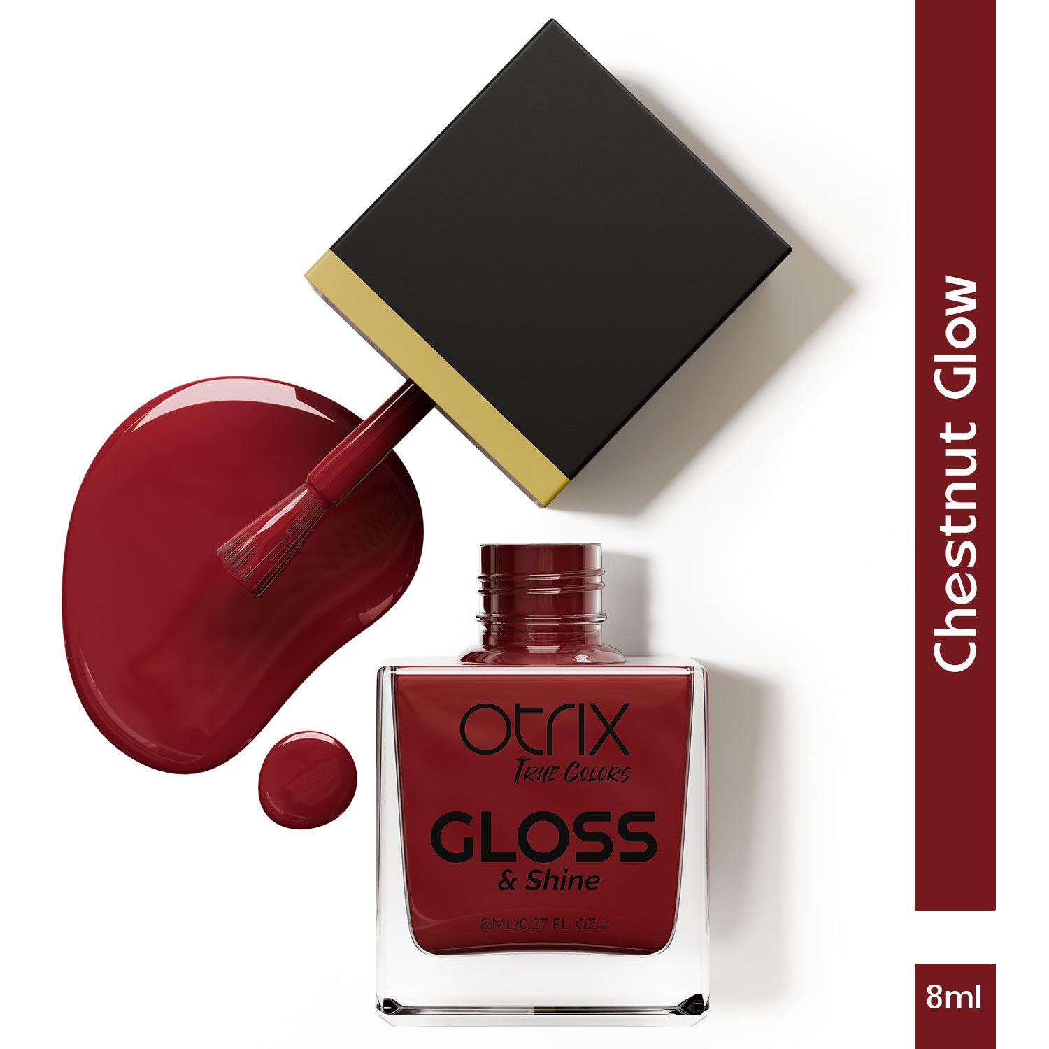 Chestnut Glow Gloss and Shine Nail Polish - 03