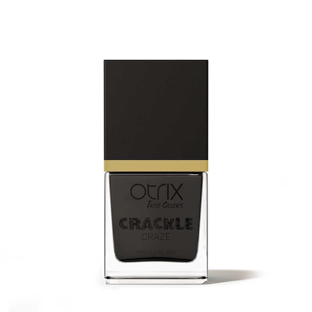 True Colors Cracked Coal Crackle Craze Nail Polish - 8ML