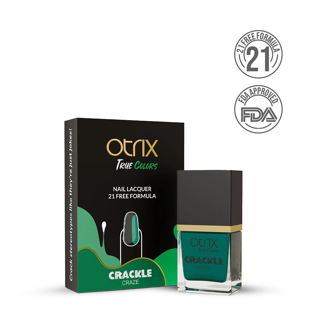 True Colors Cracked Forest Crackle Craze Nail Polish - 8ML
