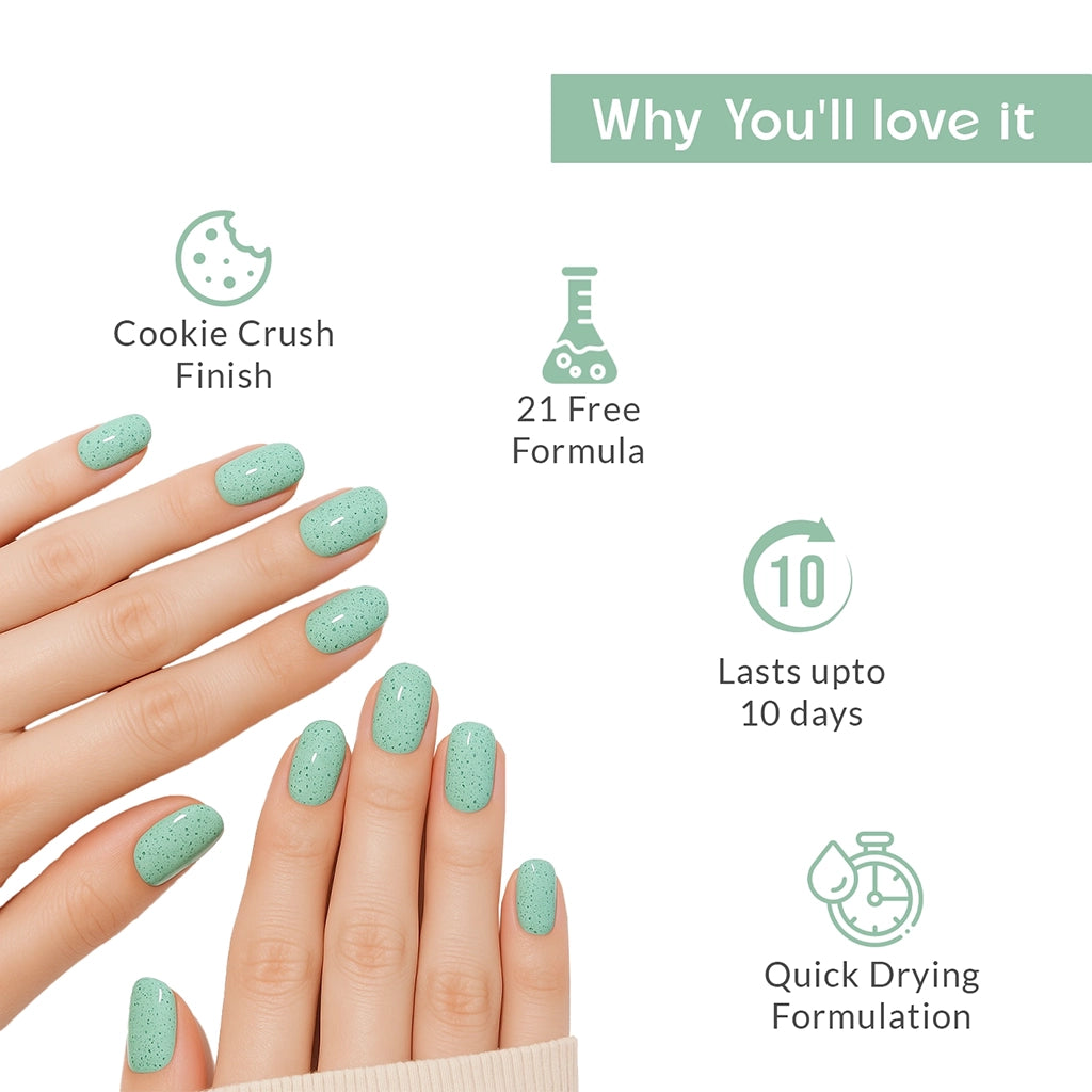 True Colors Crushed Pistachio Cookies Crush Nail Polish - 8ML