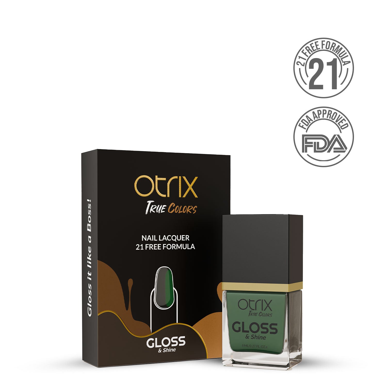 Espresso Cream Gloss and Shine Nail Polish - 02