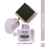 Frosted Violet Sugar Candy Nail Polish - 03