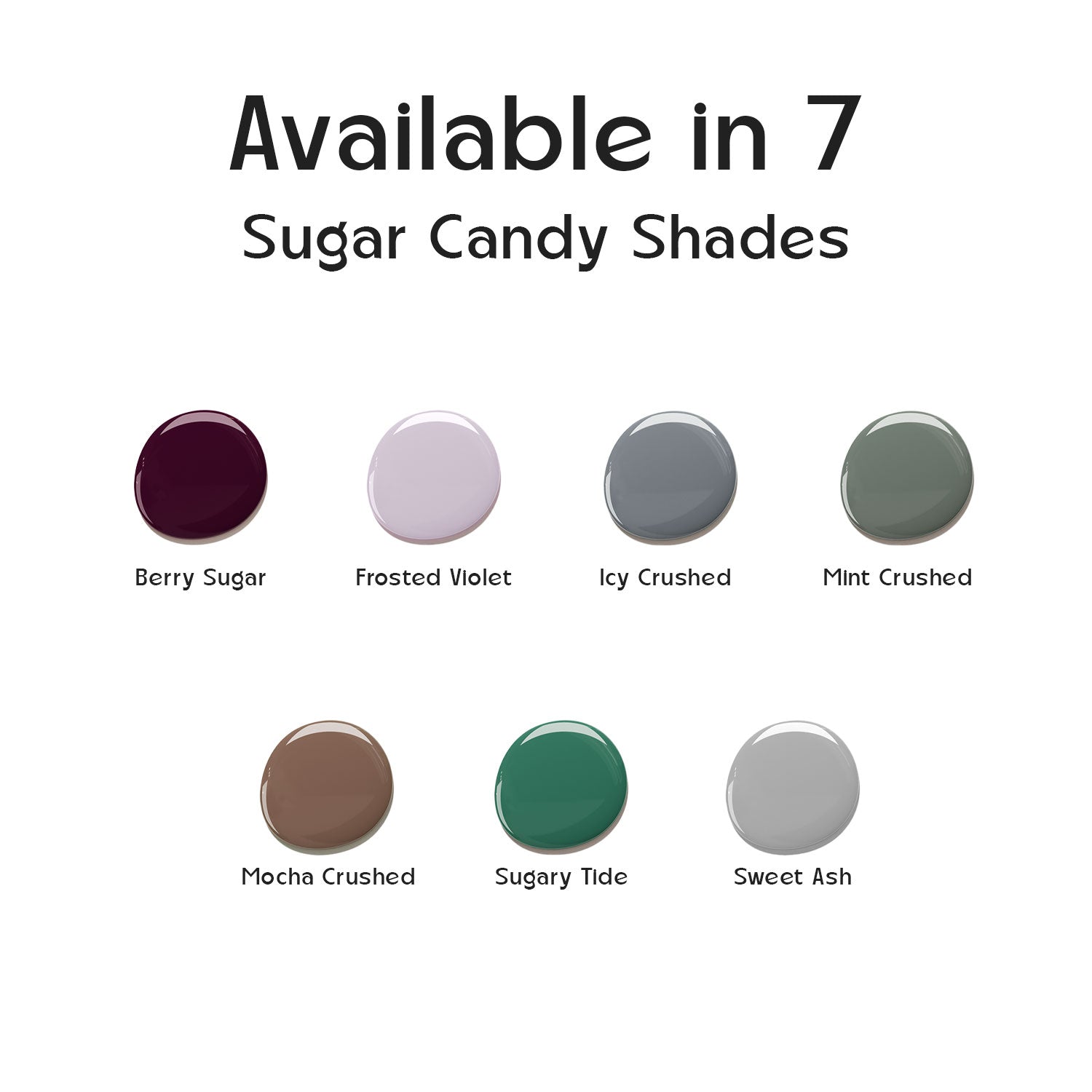 Frosted Violet Sugar Candy Nail Polish - 05