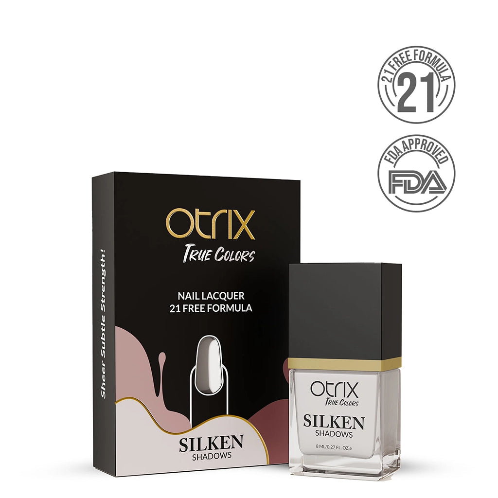 True Colors Ivory Sheen Silken Shadows Nail Polish - 8ML