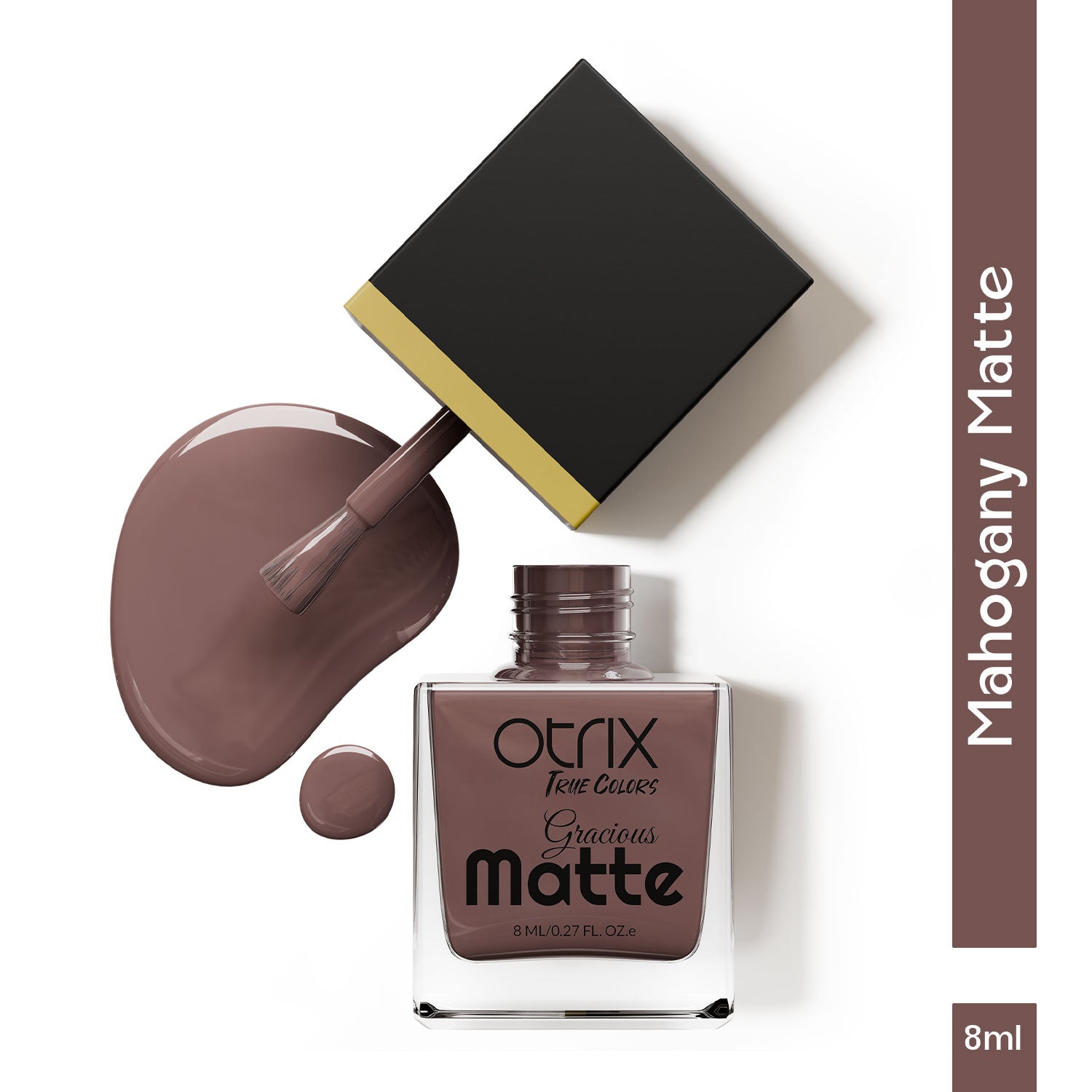 Mahogany Matte Gracious Matte Nail Polish - 03