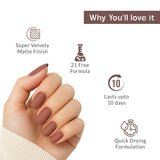 Mahogany Matte Gracious Matte Nail Polish - 04