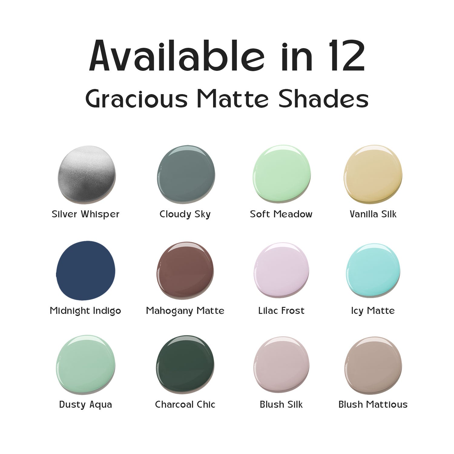 Mahogany Matte Gracious Matte Nail Polish - 05