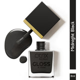 Midnight Black Gloss and Shine Nail Polish - 03