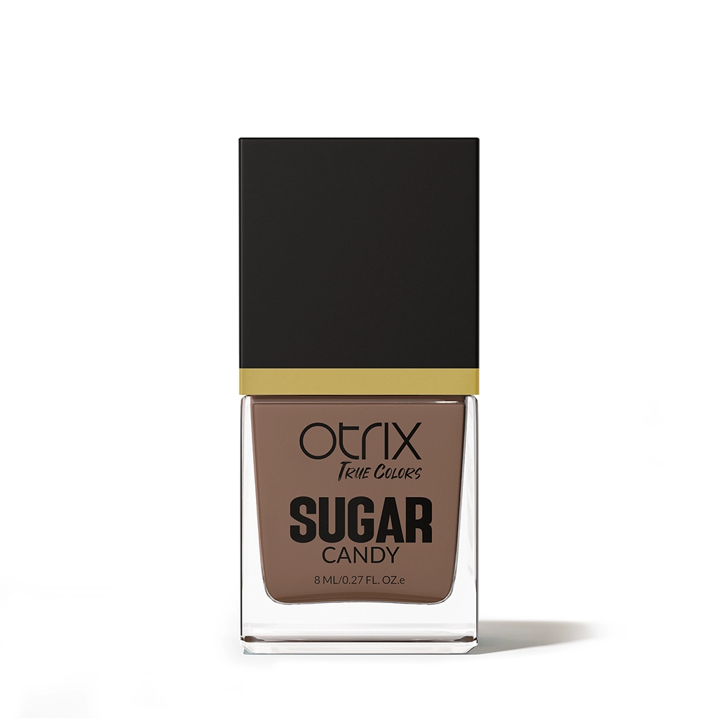 True Colors Mocha Crushed Sugar Candy Nail Polish - 8ML
