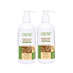 Moroccan Argan Oil Shampoo & Conditioner – Hydration & Frizz Control