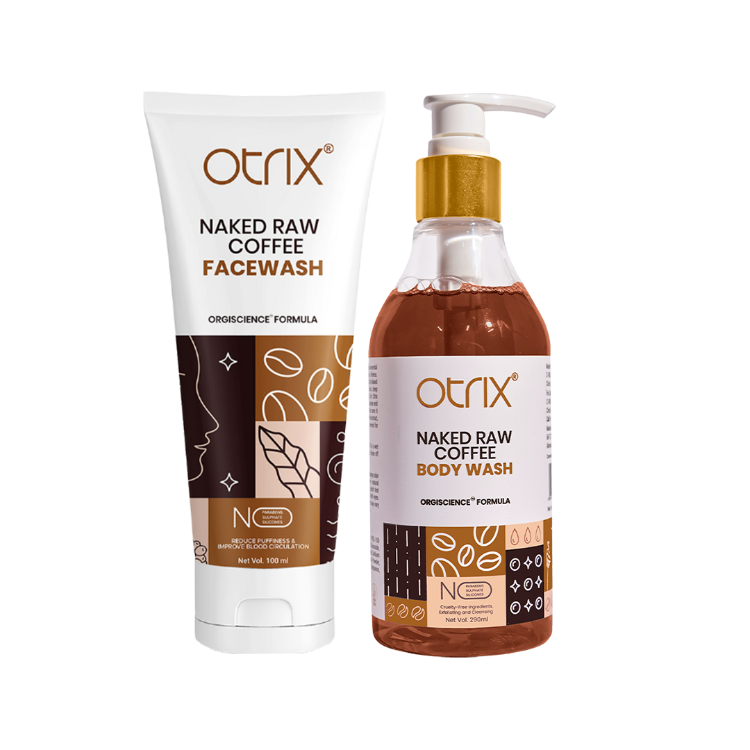 Naked Raw Coffee Face Wash and Naked Raw Coffee Body Wash