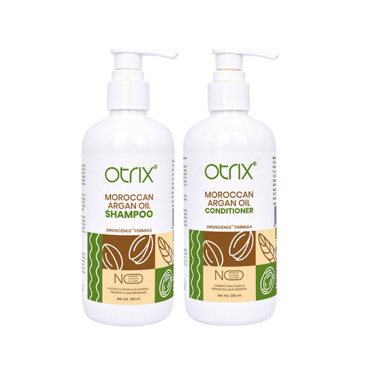 Olive & Plant Keratin Shampoo & Conditioner – Repair & Smooth Hair Texture