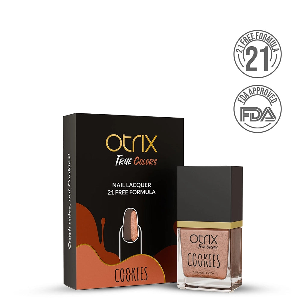True Colors Red Crumble Cookies Crush Nail Polish - 8ML