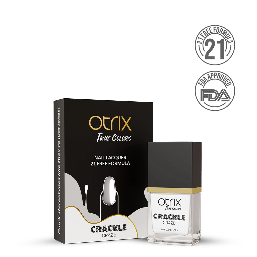 True Colors Snowfall Splinter Crackle Craze Nail Polish - 8ML