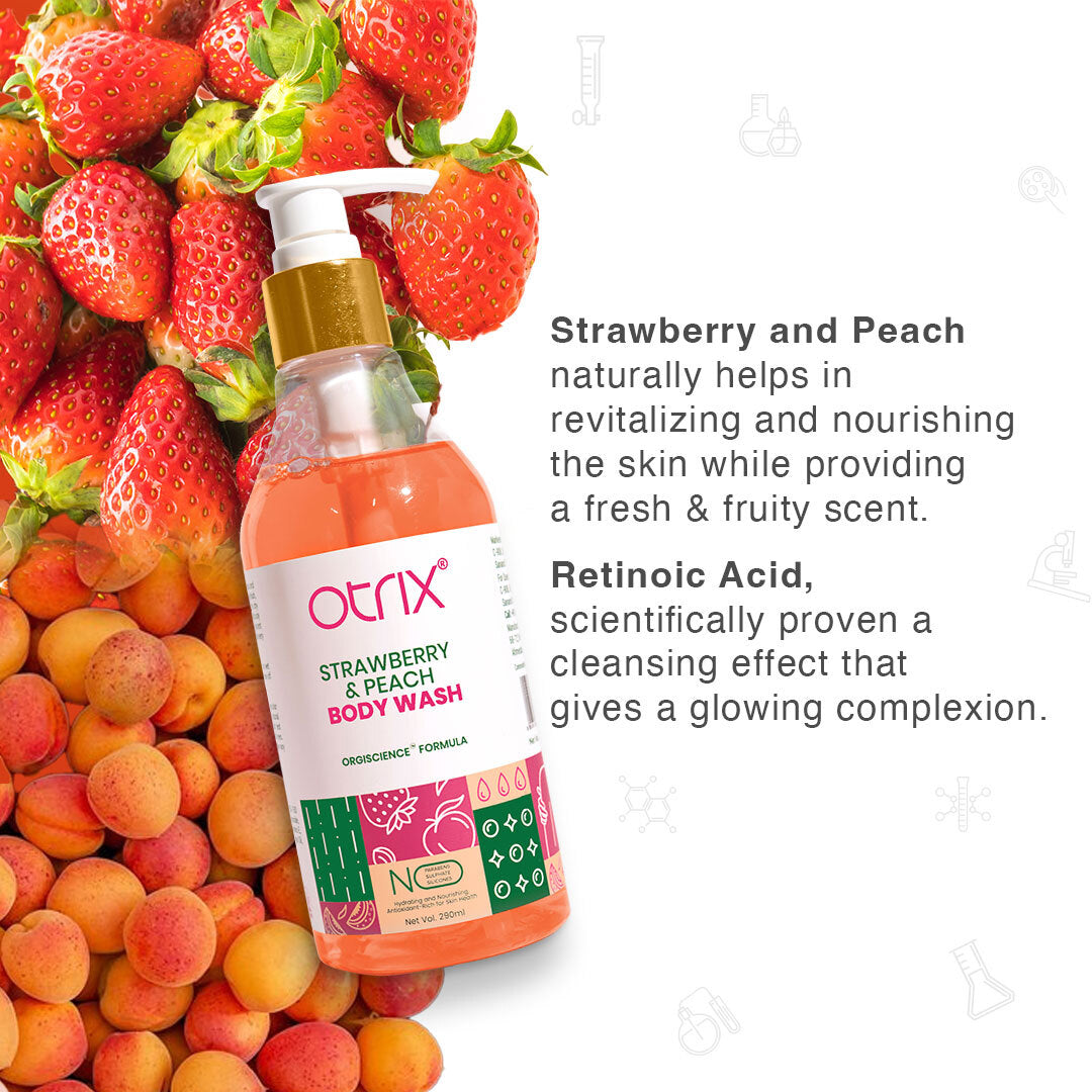 Strawberry & Peach Body Wash