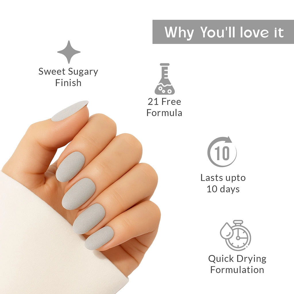 True Colors Sweet Ash Sugar Candy Nail Polish - 8ML