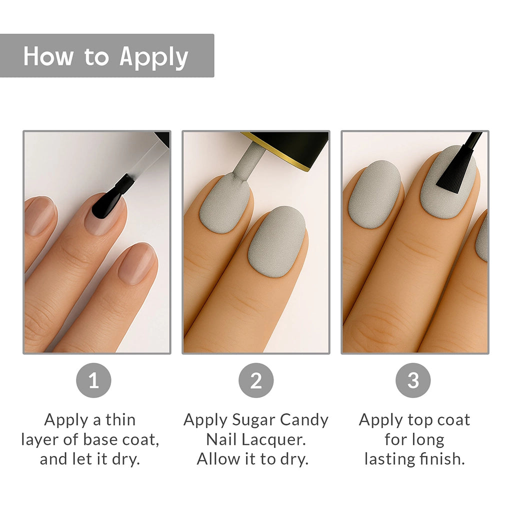 True Colors Sweet Ash Sugar Candy Nail Polish - 8ML