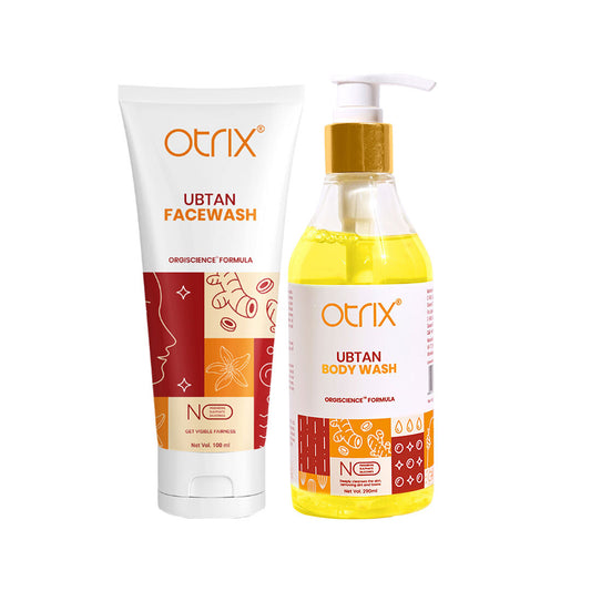 Ubtan Face Wash & Body Wash Combo – Traditional Herbal Skincare