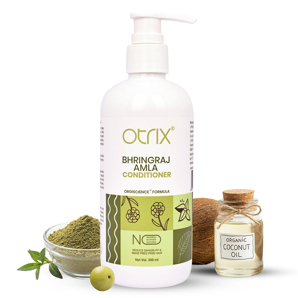 Otrix Bhringraj & Amla Hair Conditioner for Strong, Healthy & Smooth Hair | 300ml