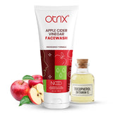 Otrix Apple Cider Vinegar Face Wash for Clear, Balanced & Oil-Free Skin | Gentle Cleansing & pH Balance | 100ml
