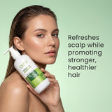 Otrix Green Tea Shampoo for Healthy Scalp & Hair Growth | Strengthens Roots, Reduces Hair Fall & Nourishes Hair | 300ml