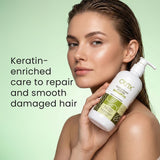 Otrix Olive & Plant Keratin Shampoo for Stronger, Protected & Nourished Hair | 300ml