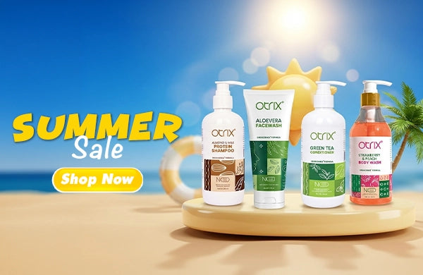 Otrix summer skincare and haircare sale for glowing skin and healthy hair