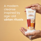 Otrix Ubtan Face Wash for Glowing Skin & Tan Removal | Brightening, Gentle Cleansing | 100ml